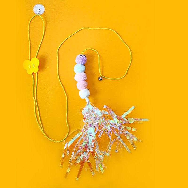 Retractable Catnip Self Hanging Cat Toys - Interactive Fun For Your Feline Friend Sound Paper