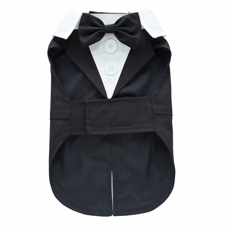 Pet Supplies Clothing Dog Dress Tuxedo A Black