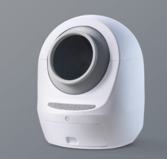 Automatic Enclosed Wi-Fi Smart Cat Litter Box Grey 220V US