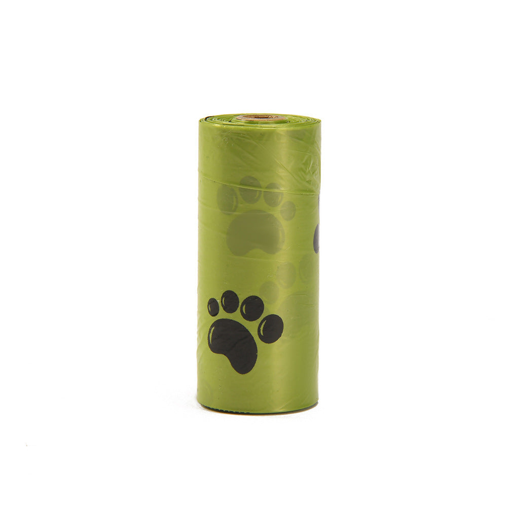 Portable Lightweight Dog Pooper Scooper With Built-in Poop Bag Dispenser Eight-claw Shovel For Pet Toilet Picker Pet Products Paw Print Waste Bag