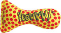 Yeowww! Stinkies Catnip Toys Yellow w Red Polka Dots