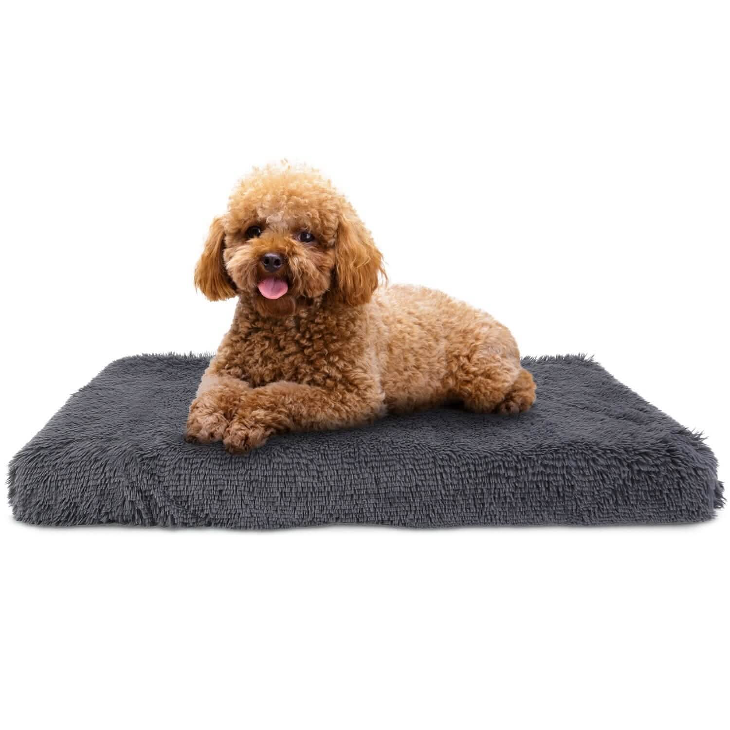 Dog Bed Soft Plush Cushion Cozy Warm Pet Crate Mat Dog Carpet S