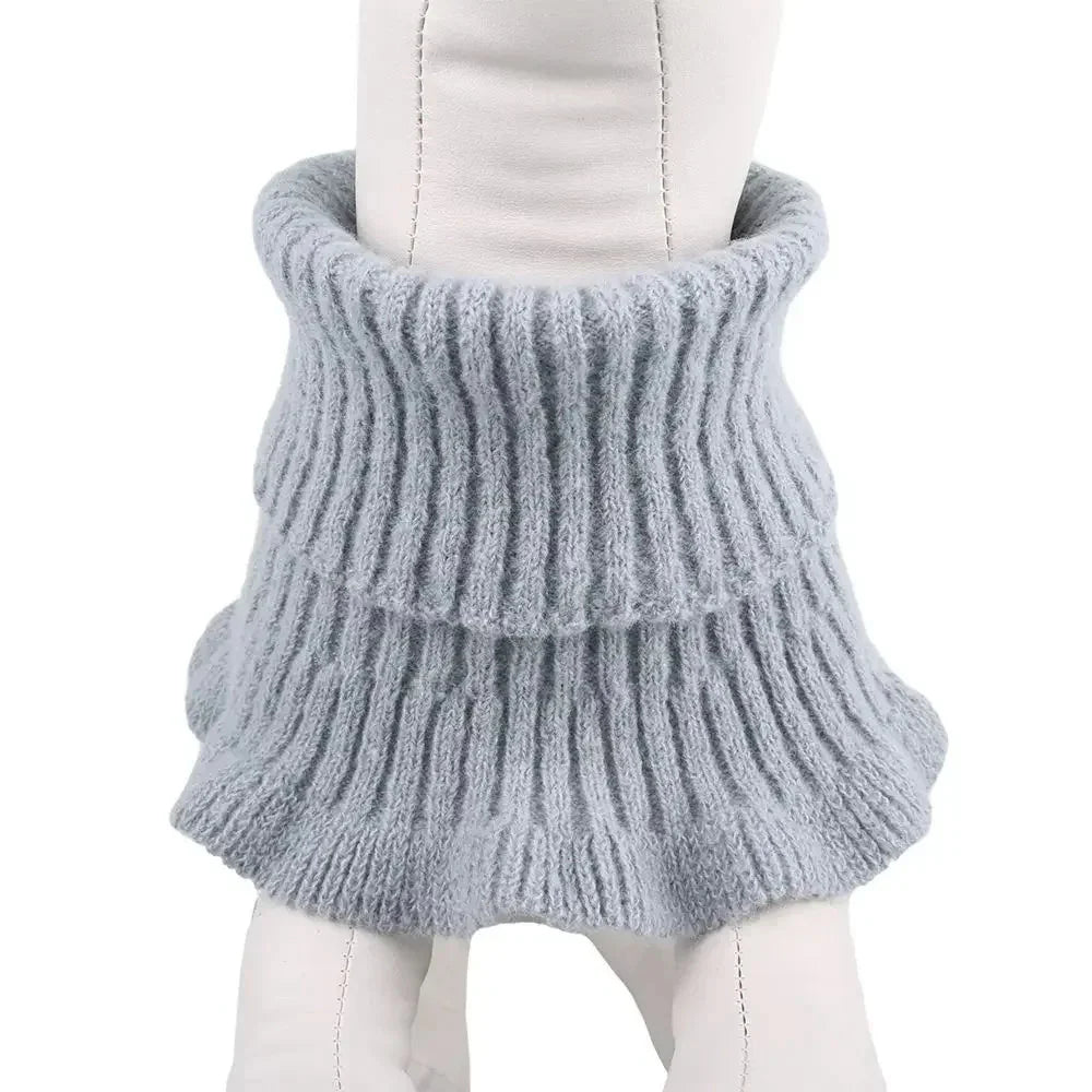 Dog Calming Earmuffs | Soft Noise-Reducing Snood for Dogs and Cats A-grey