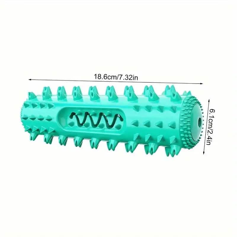 Dog Toothbrush Chew Toy Stick – Dental Plaque & Tartar Cleaner | Non-Toxic Rubber | Small & Medium Dogs