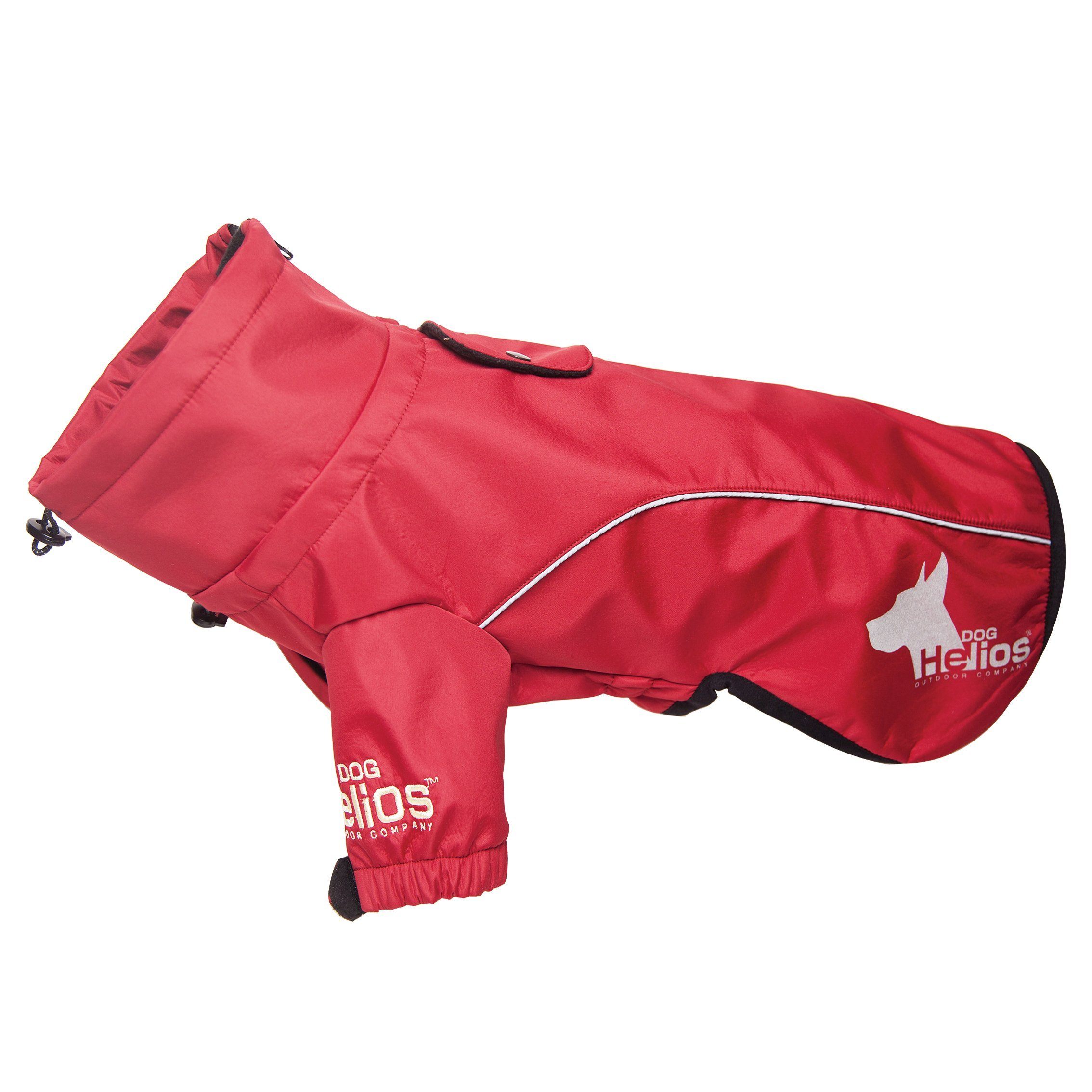 Dog Helios Extreme Soft-shell Performance Fleece Winter Dog Coat Red