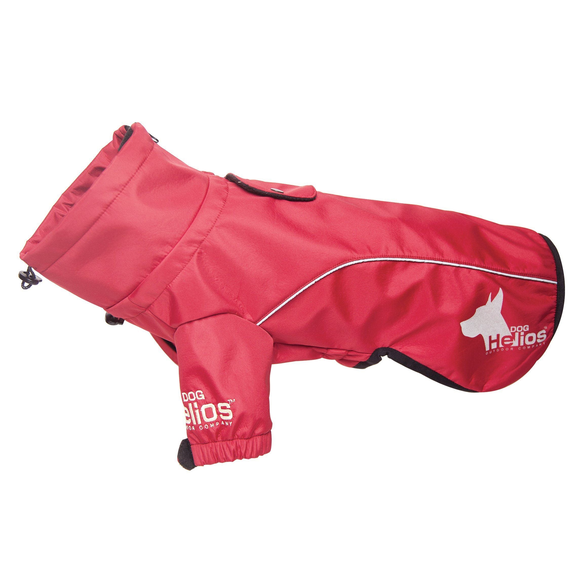 Dog Helios Extreme Soft-shell Performance Fleece Winter Dog Coat Red