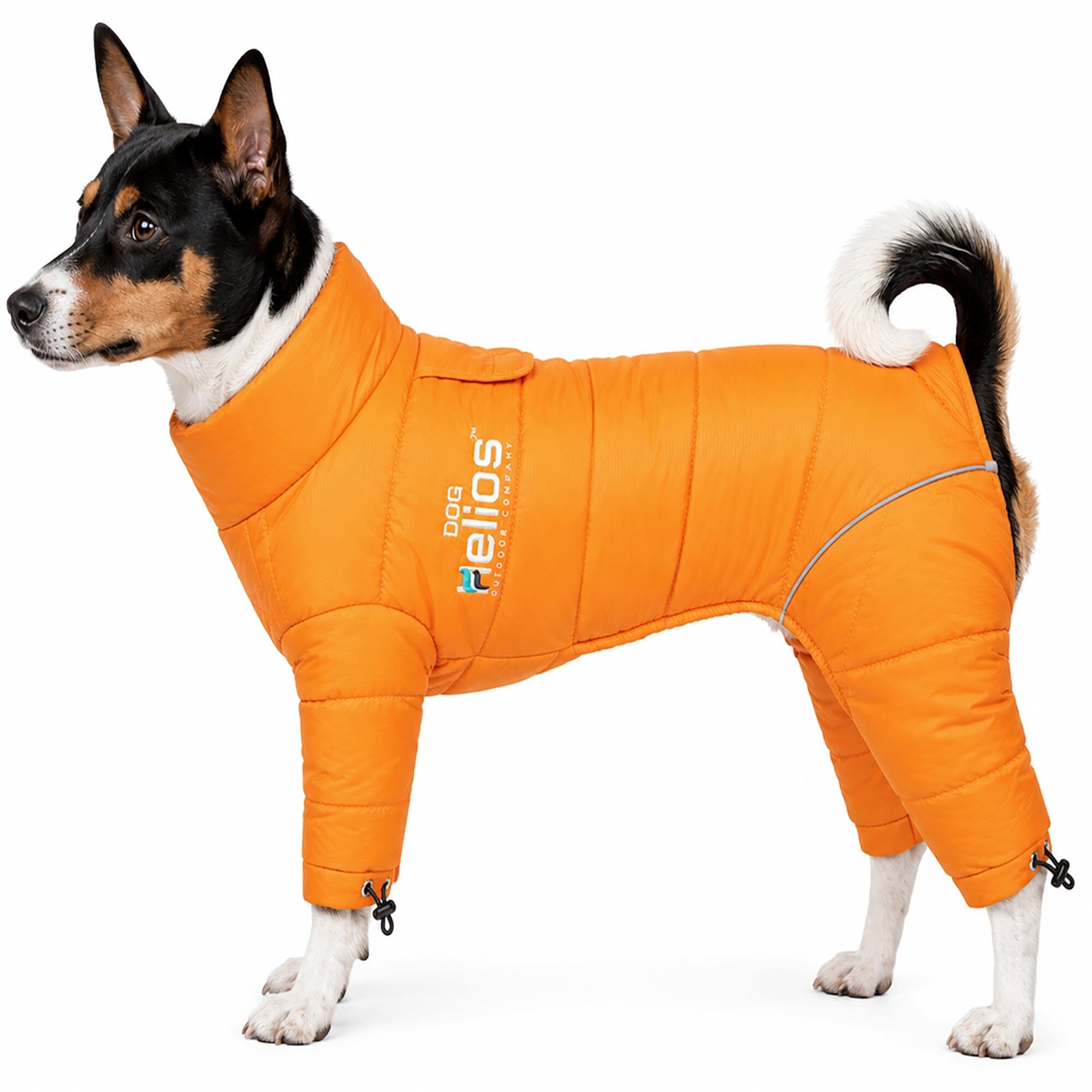 Dog Helios ® Thunder-crackle Adjustable and Reflective Full-Body Waded Winter Dog Jacket Sporty Orange