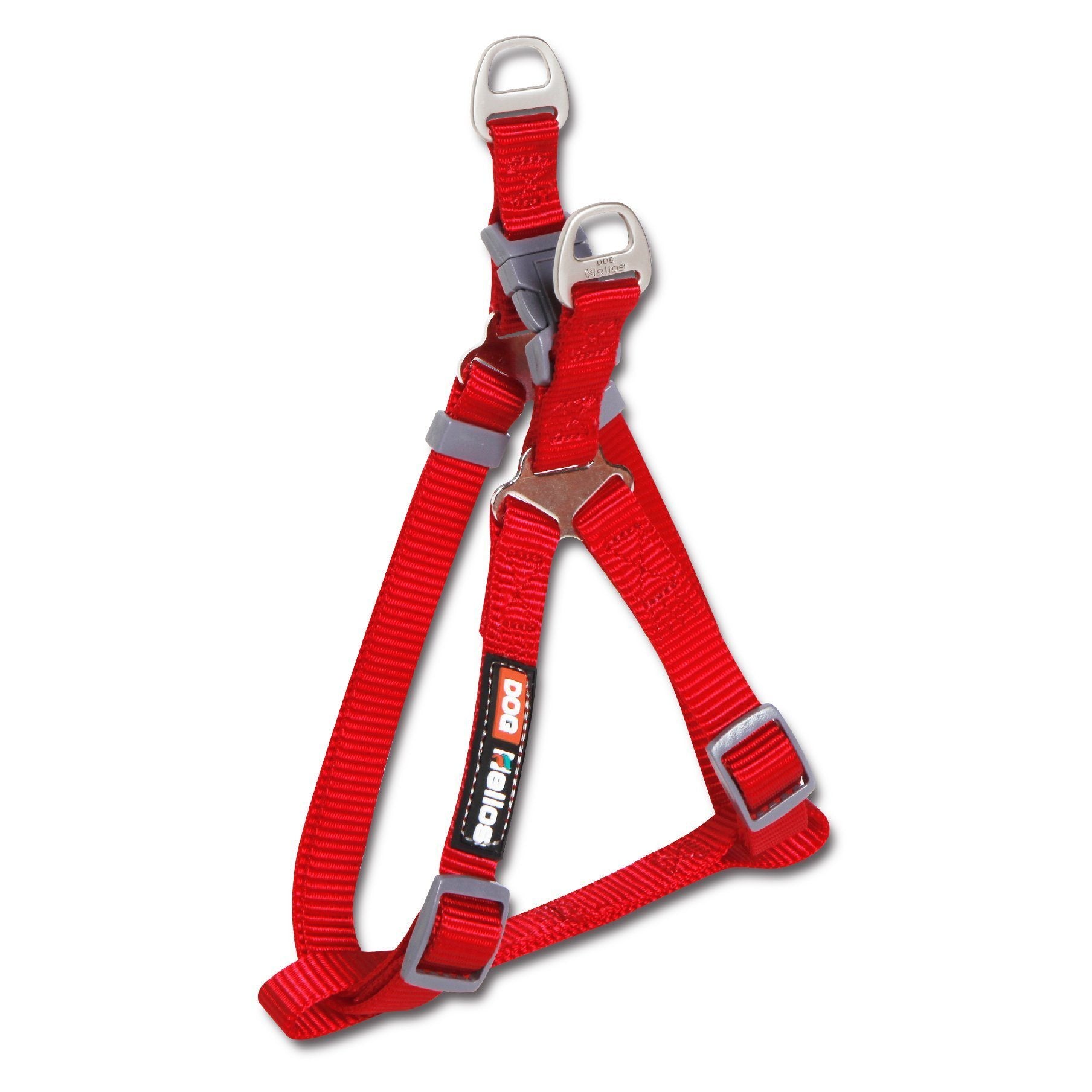 Dog Helios Sporty Nylon Leash and Harness Red