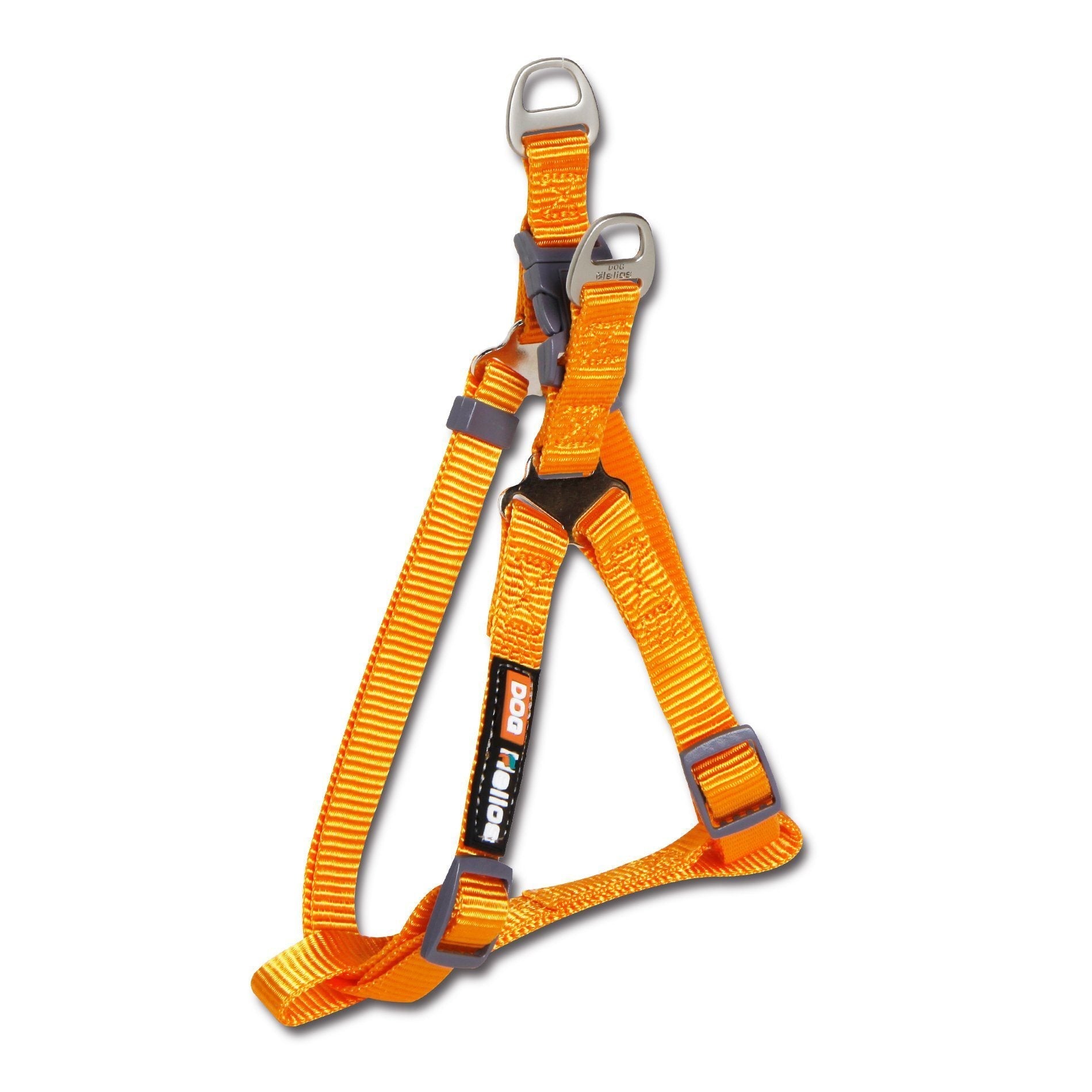 Dog Helios Sporty Nylon Leash and Harness Orange