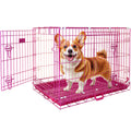 24-42" Collapsible Pink Dog Crate RED24-42 36 Inch 1 Pack