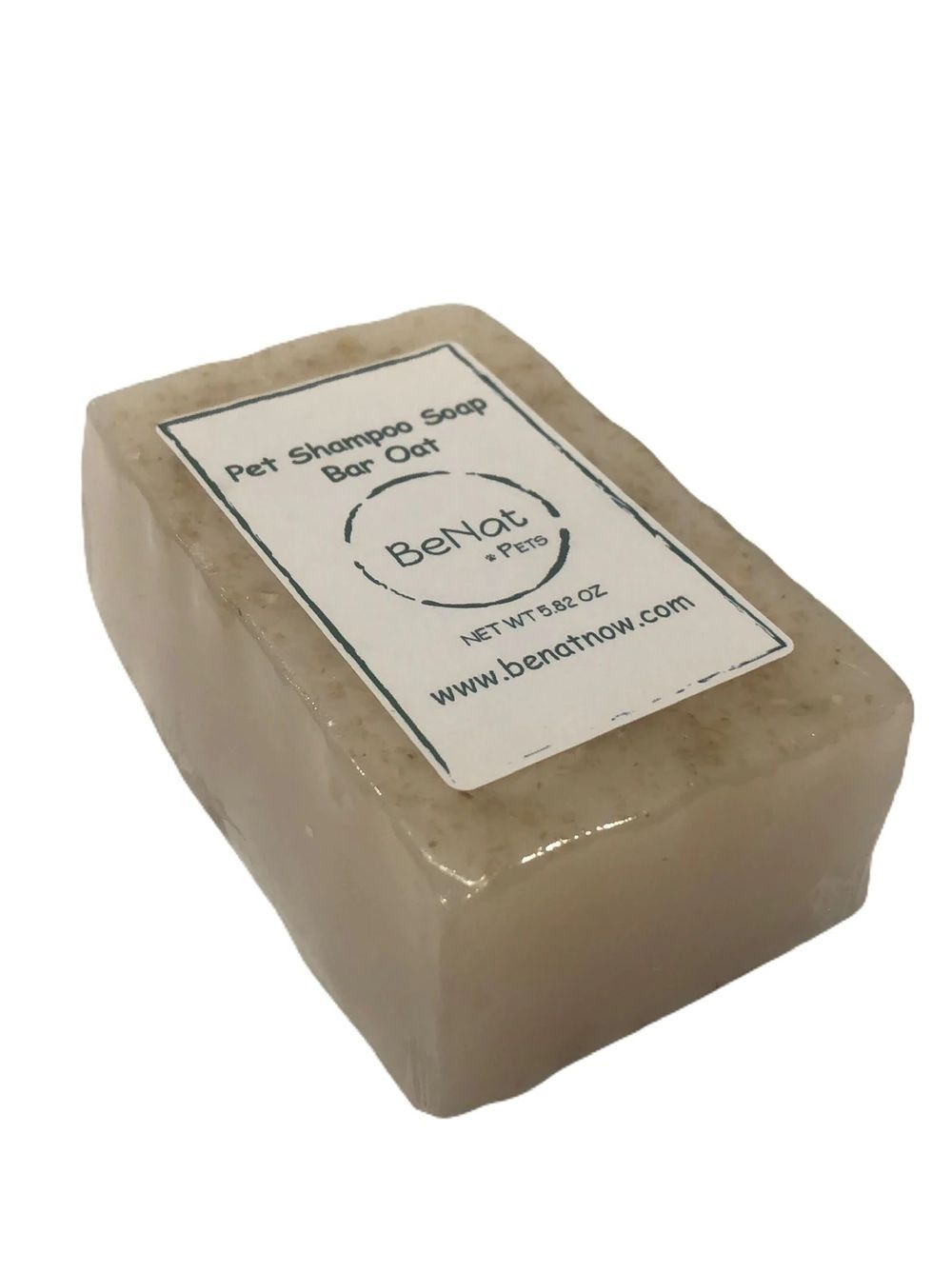 BeNat Pets. All-Natural Pet Shampoo Bar. Oat. 5.8 oz. Shampoo bar