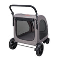 Pet Stroller - 4-Wheels Dog Stroller Carrier 160lbs Weight Capacity Portable Large-4 Wheels
