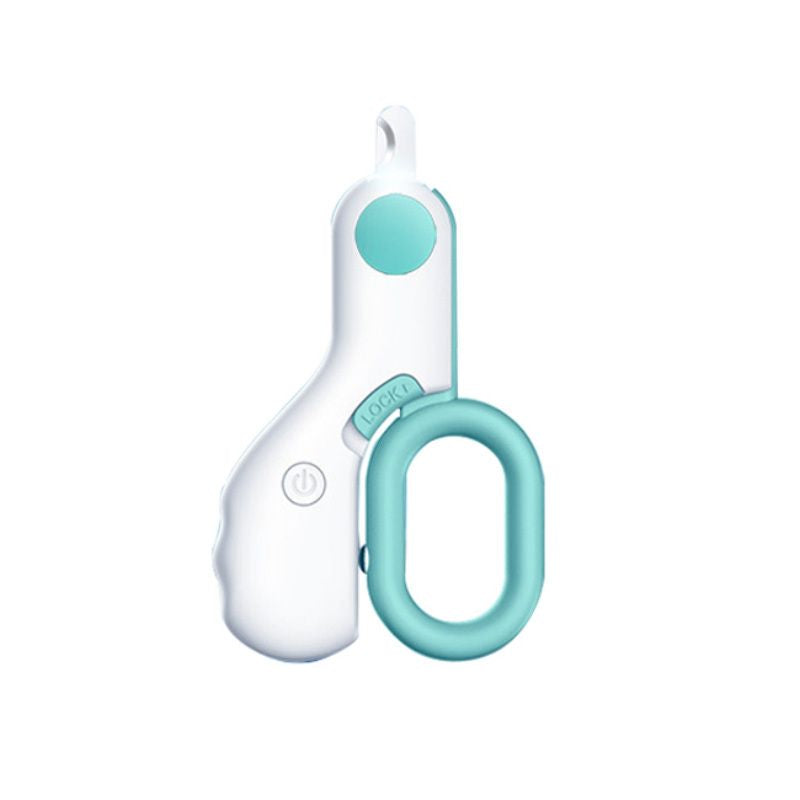 Pet Dog Cat Nail Clippers; Dog Nail Trimmers With LED Lights; Professional Beauty Care Tools Blue