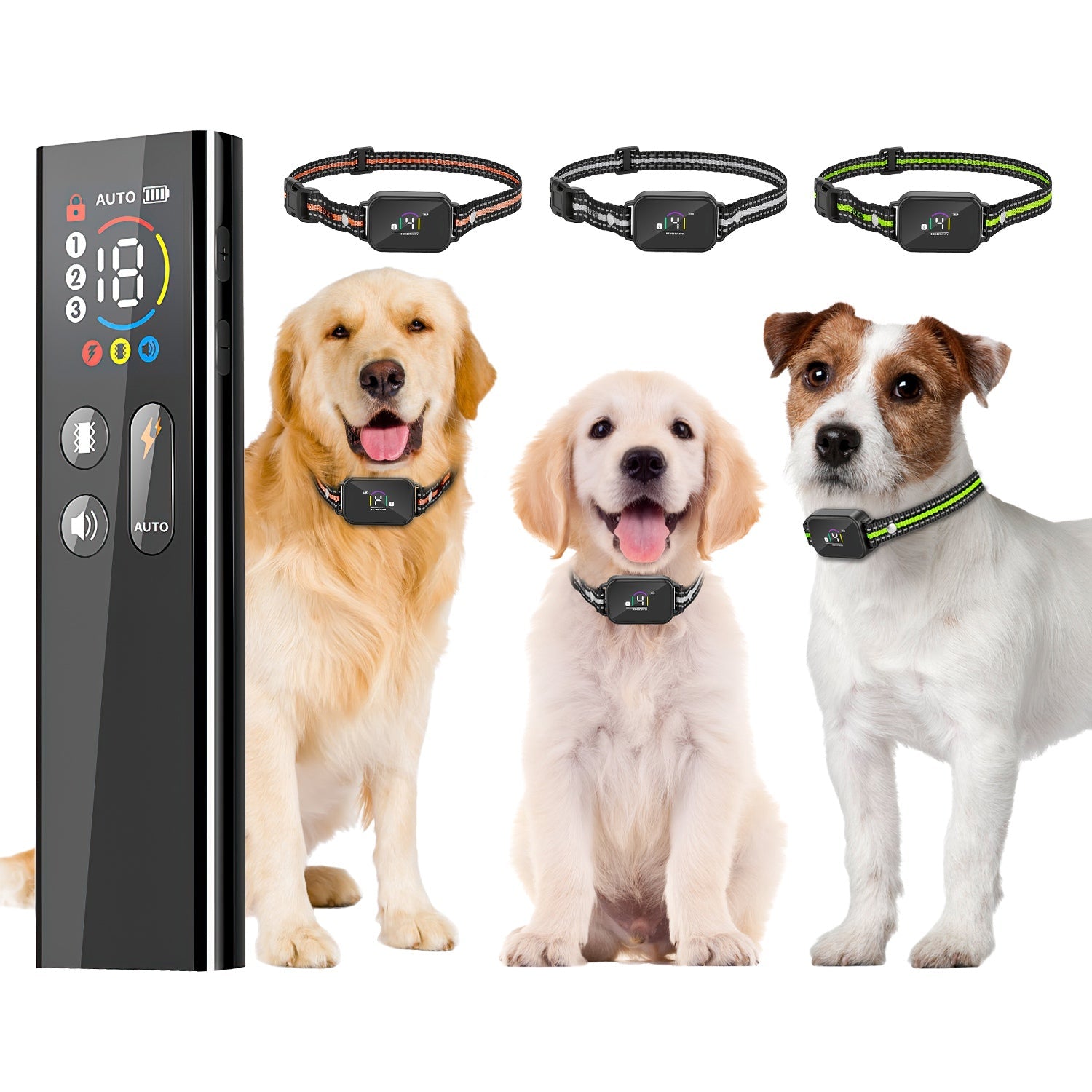 Dog Training Collar with Remote and Bark Control for Small Dogs