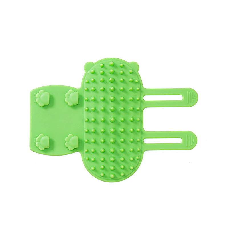 Pets Cat Hair Removal Massage Comb Cats Scratching Rubbing Brush Kitten Grooming Self Cleaning Wall Corner Cat Scratcher Combs Pet Products Green
