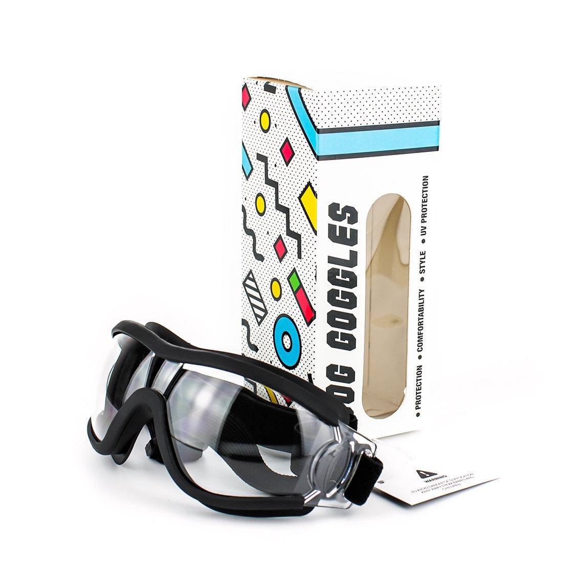 Pet Sunglasses Dog Windproof Glasses Accessories Goggles White transparent