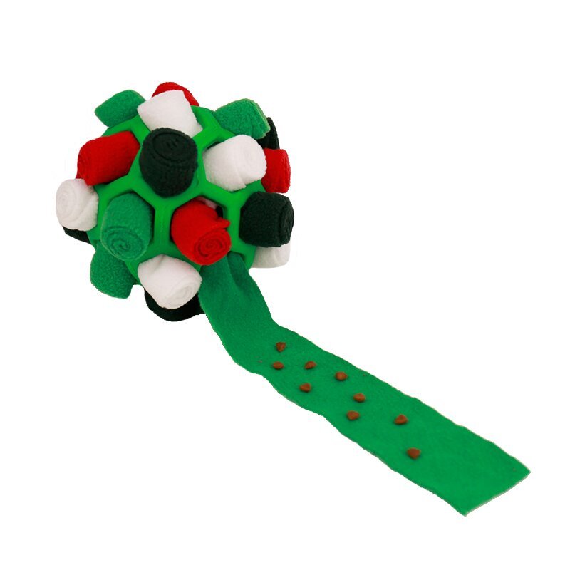 Pets Sniff Fried Balls, Toys, Bubble Rubber Balls, Educational, Anti Demolition Home White Red Green Christmas 1PCS