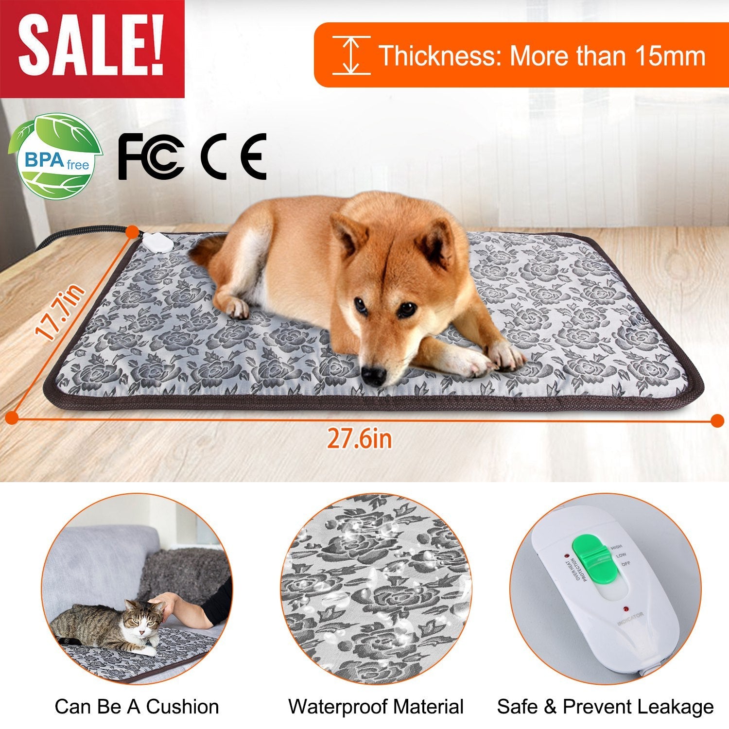 GBruno Pet Heating Pad
