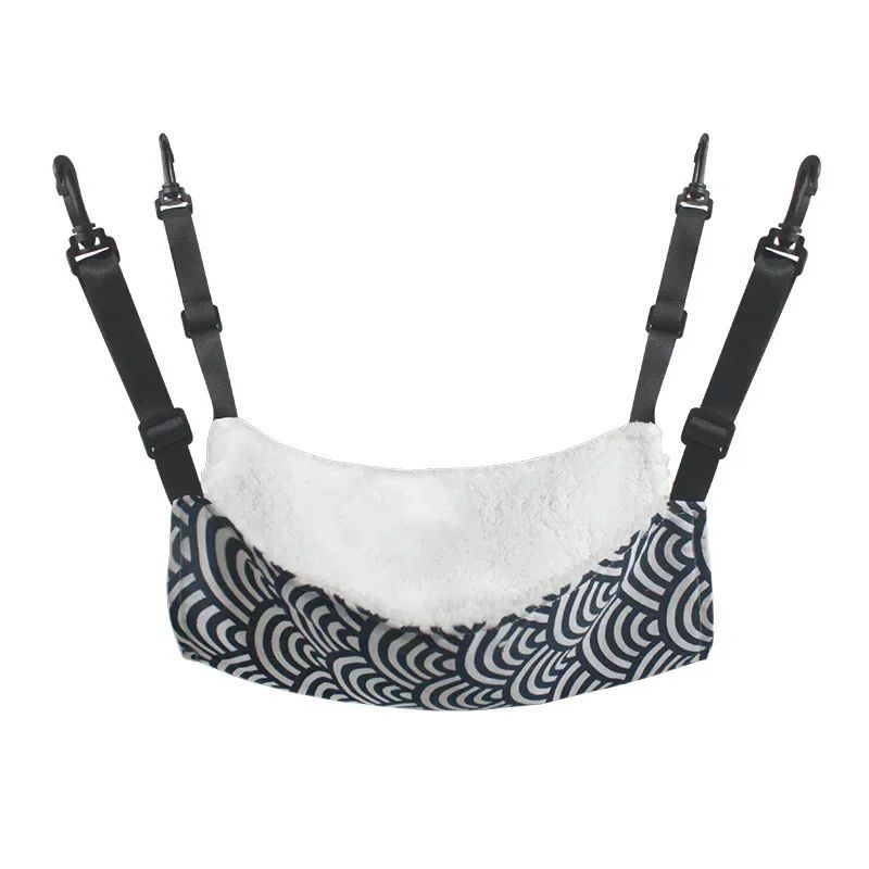 Designer Pet Hammock Cotton Mouse Ferrets Guinea Pig Cat Hanging Bed For Cats Rodents Hammock For Hamster Pets Supplies Wavy pattern