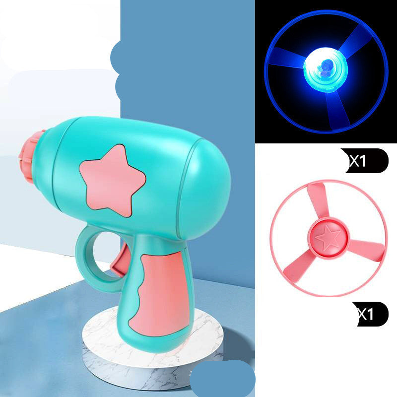 Pet Toy Dog Cat LED Light Toy Luminous Children's Party Toy Bamboo Dragonfly Toy Training Toy Pet Throw Launcher Blue