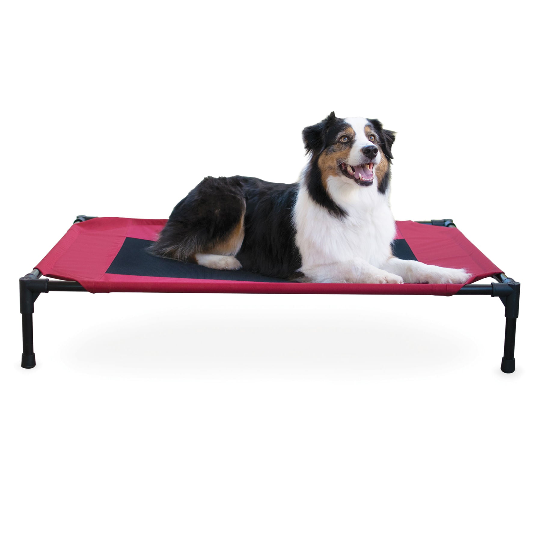 K&H Elevated Dog Bed, Small to X-Large Barn Red Large