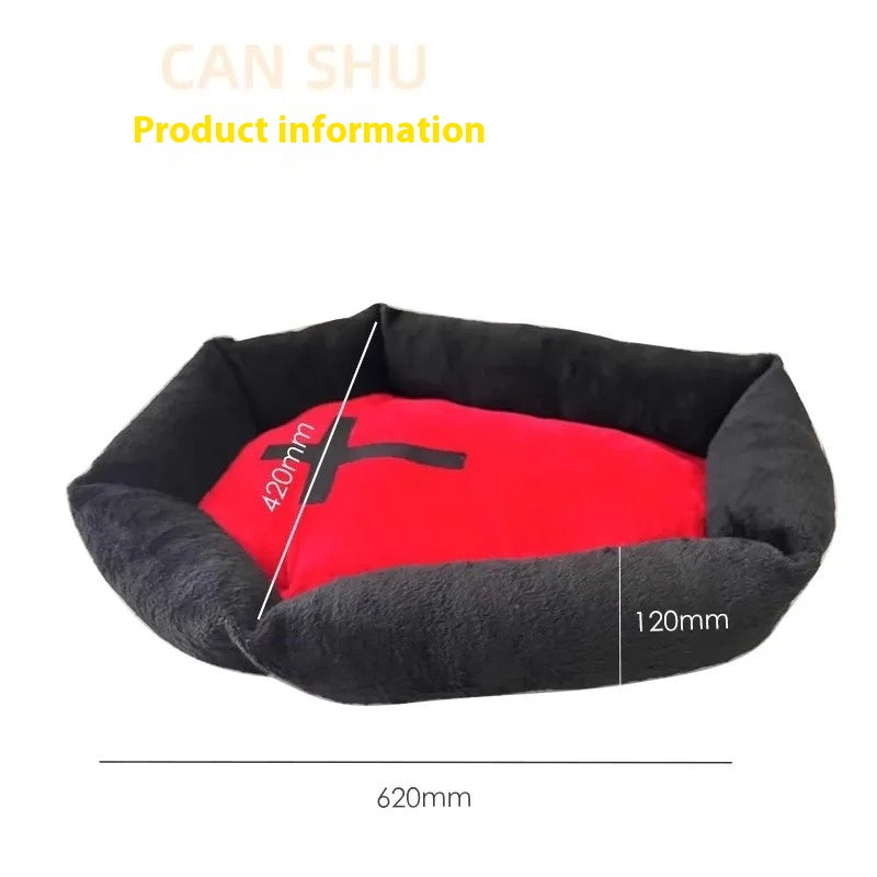 Halloween Pet Bed — Spooky Cozy Bed for Dogs & Cats