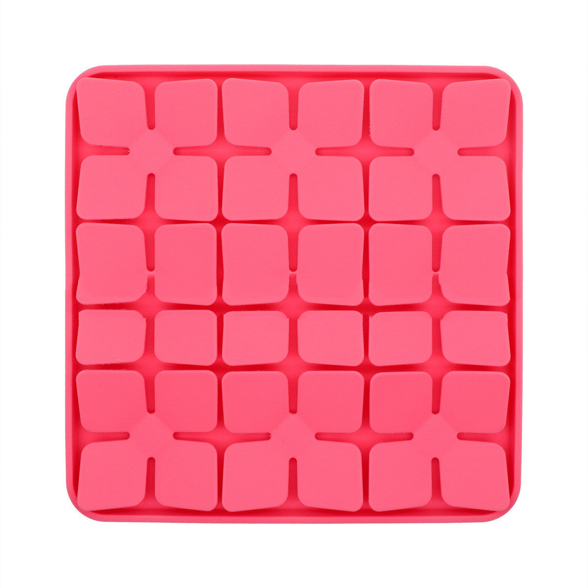 Pets Licking Plate Slow Tableware Pad Cat And Dog Tableware Pet Supplies Rose Red