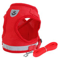 GBruno Pet Mesh Harness Red