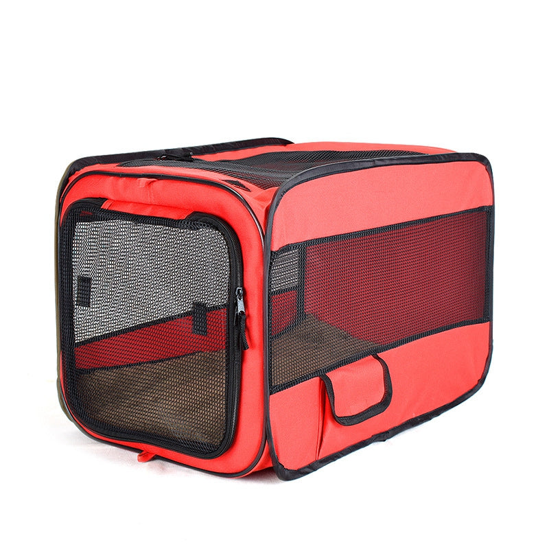 Kennel Pet Car Dog Safety Seat Red