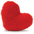 Jeffers Fleecy Red Heart Plush Squeaker Dog Toy, Each 1 ct