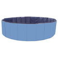 Foldable Pet Swimming Pool PVC Blue
