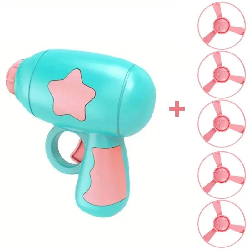 Cat Flying Disc Launcher | Interactive Toy for Kitten Training Blue