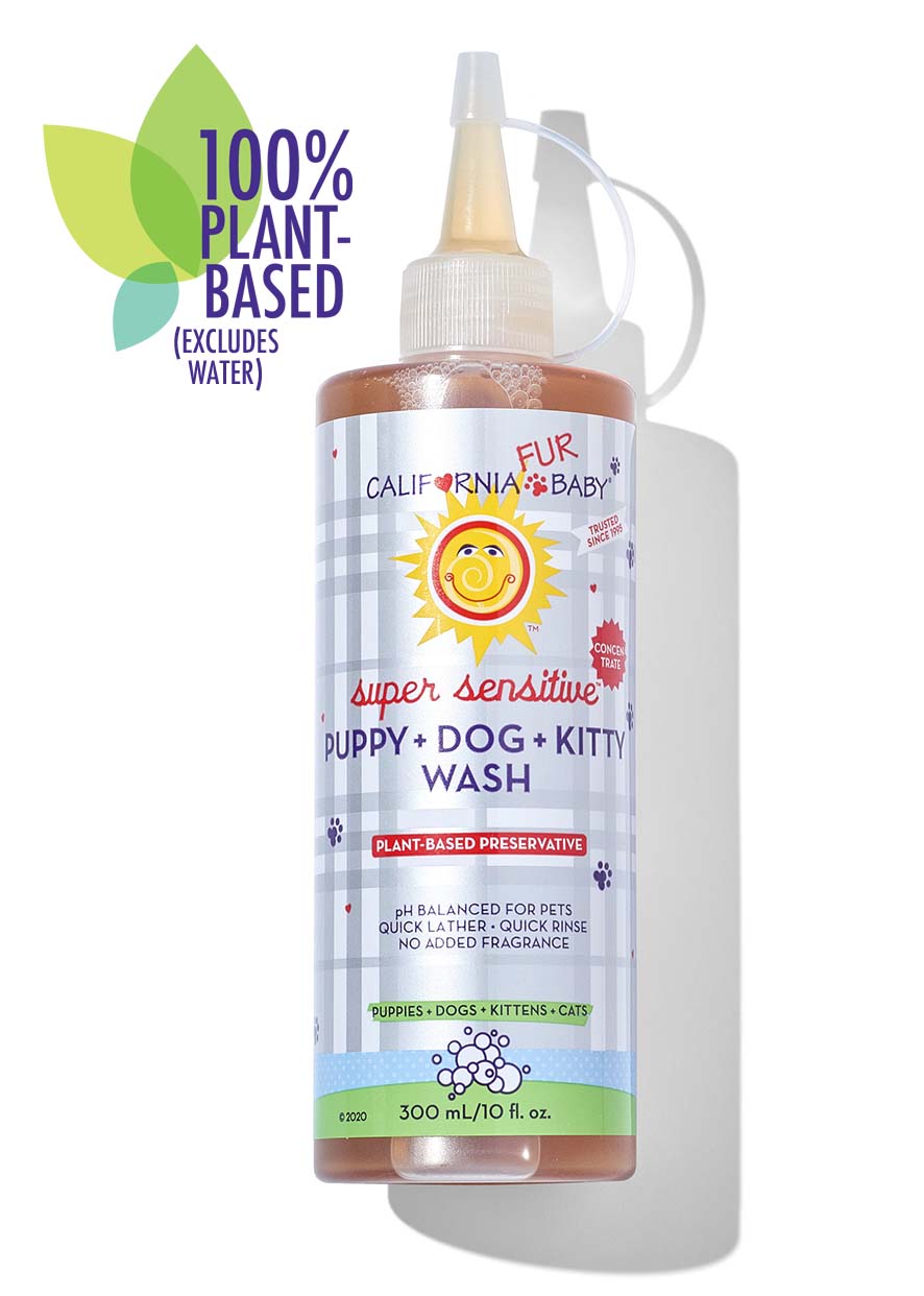 (No Fragrance) Super Sensitive™ Puppy + Dog + Kitty Wash 10oz 295mL