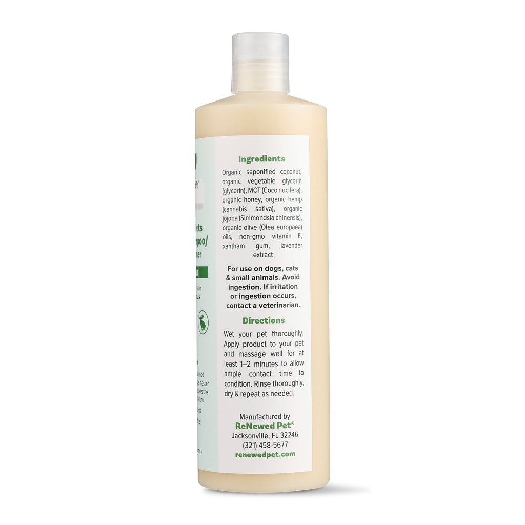 4-FURRY PETS 2-IN-1 *REGULAR SHAMPOO & CONDITIONER 16 OZ. ($2.87 oz.)