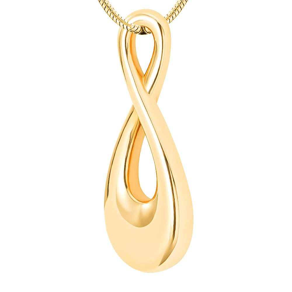 Gold Infinity Necklace Pendant