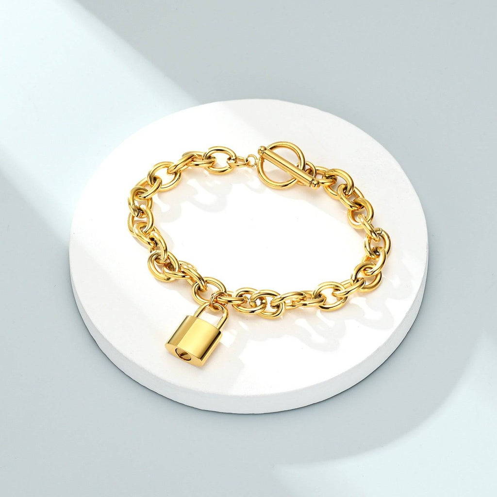 Golden Lock Ashes Bracelet 20cm