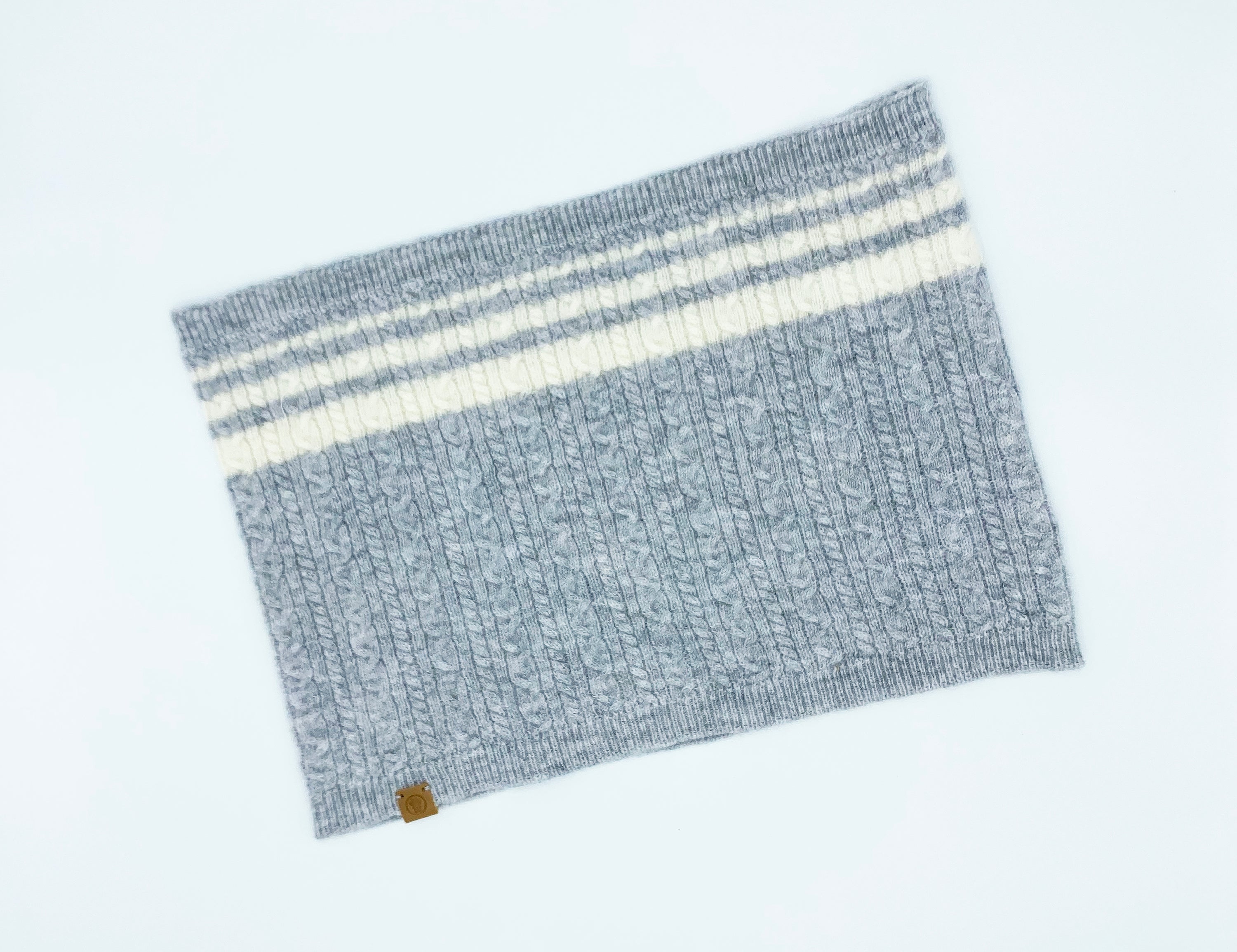Cashmere Blend Scarf sets for Pets and their humans, Heather Grey LARGE