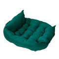 Customizable Multifunctional Folding Pet Cushion Dark Green L