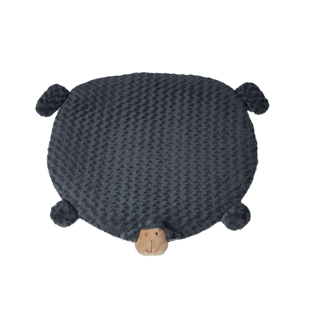 NNEIDS PaWz Pet Bed Cat Calming Beds Dog Squeaky L Charcoal Large