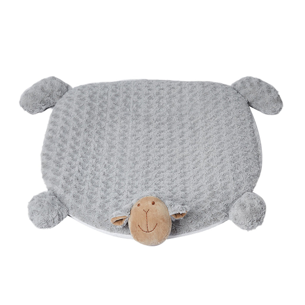 NNEIDS PaWz Pet Bed Cat Calming Beds Dog Squeaky L Grey Large
