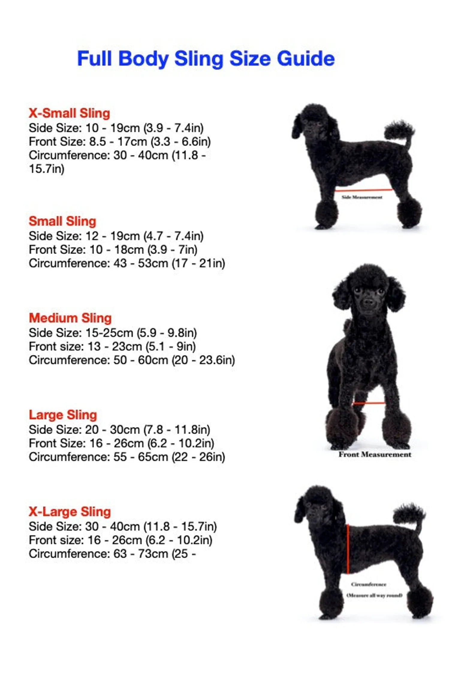PET GROOMING SLING XSMALL