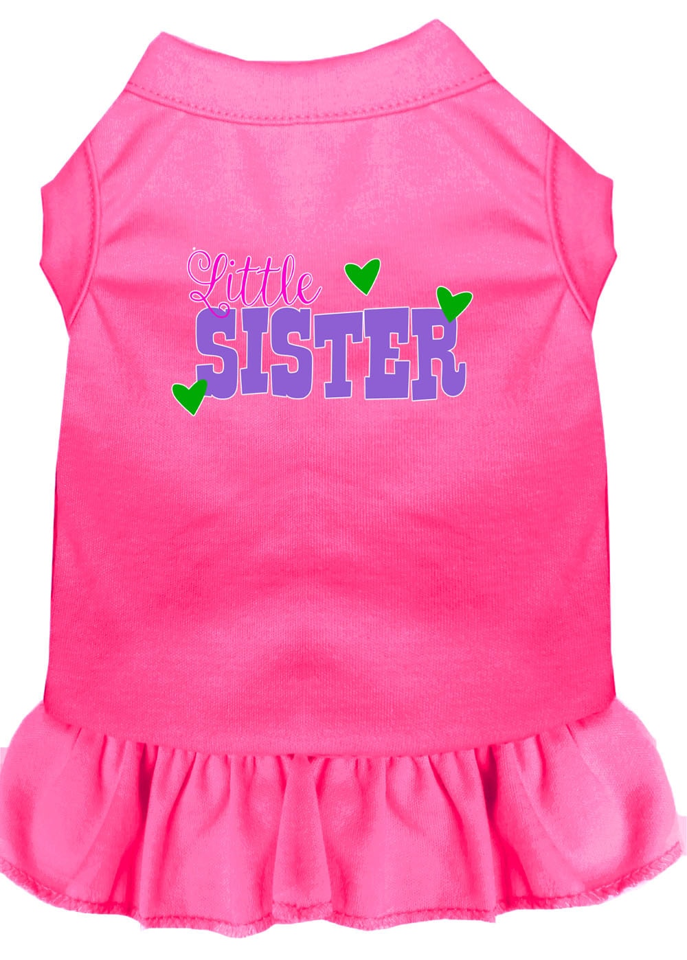 Pet Dress "Little Sister" Bright Pink