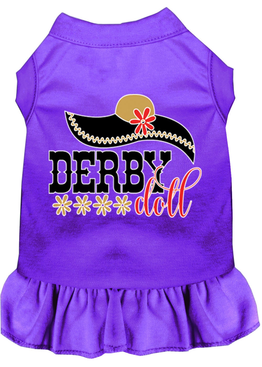Pet Dress "Derby Doll" Purple