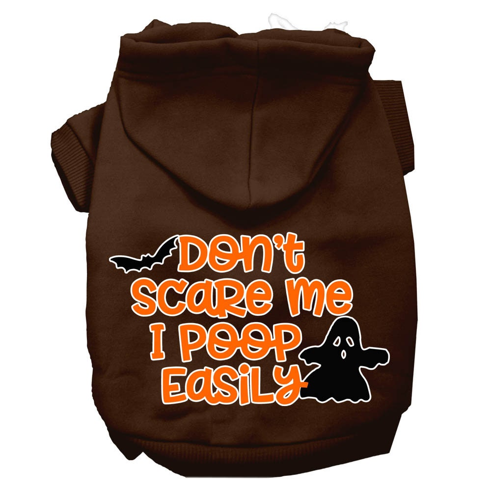 Halloween Pet Hoodie "Don't Scare Me, I Poop Easily"