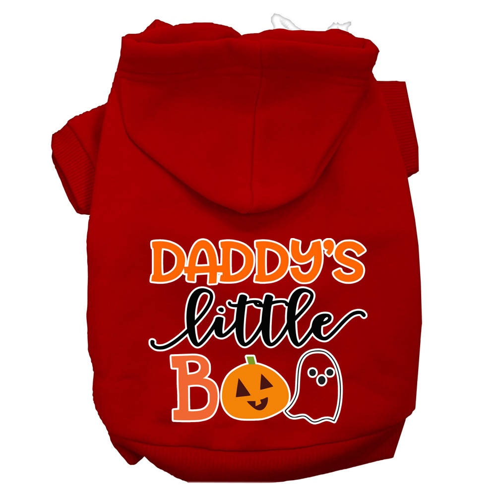 Halloween Pet Hoodie "Daddy's Little Boo"