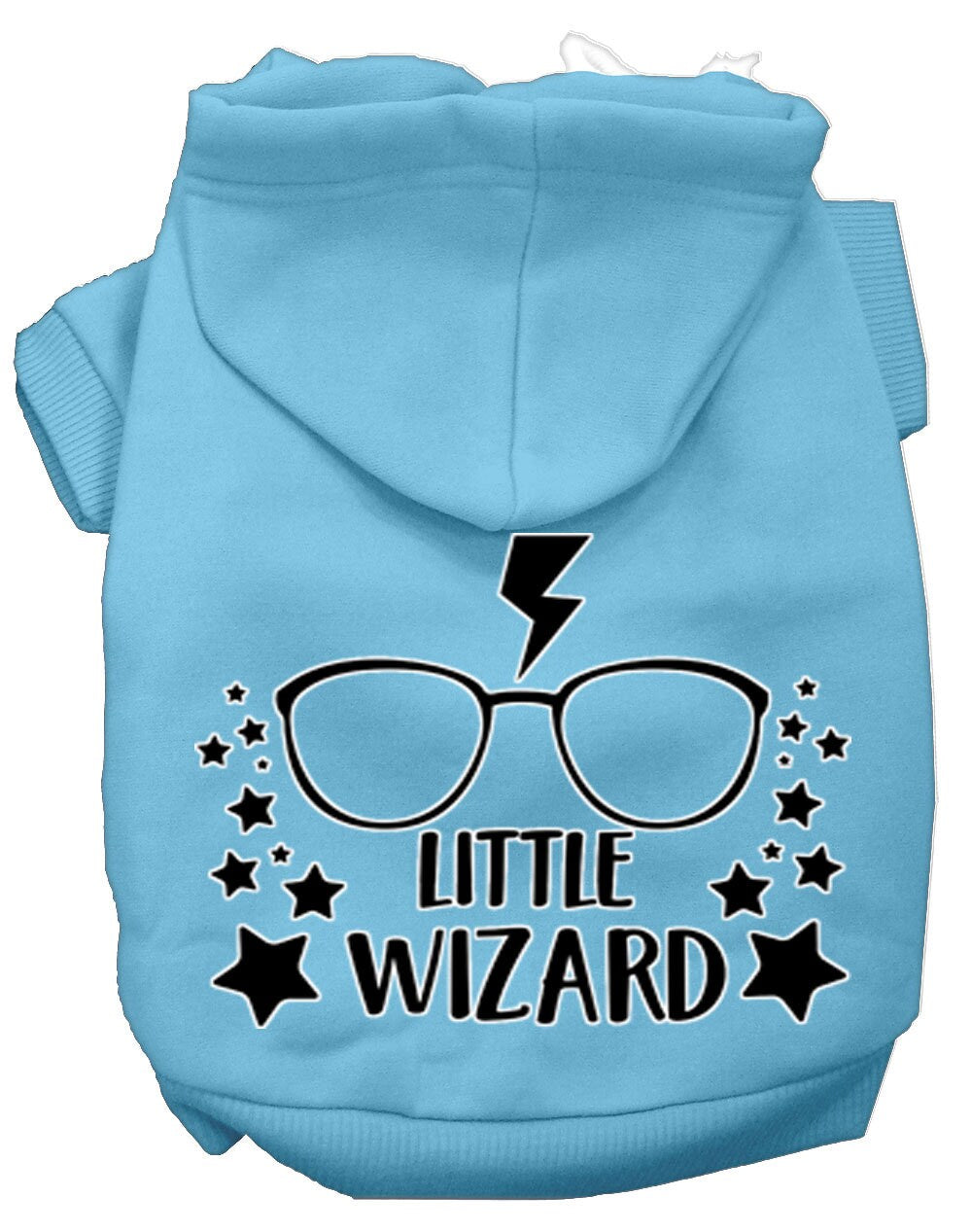 Pet Hoodie "Little Wizard" Baby Blue