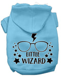 Pet Hoodie "Little Wizard" Baby Blue