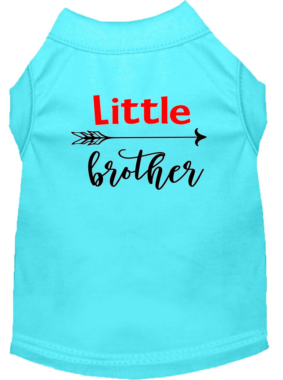 Pet Shirt "Little Brother" Aqua