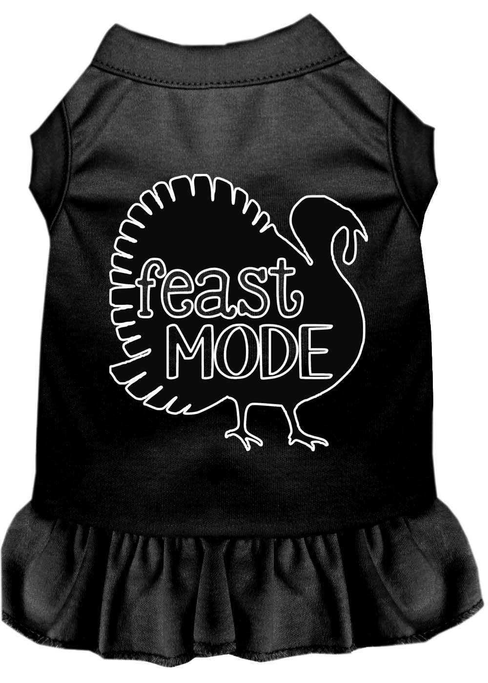 Thanksgiving Pet Dress "Feast Mode" Black