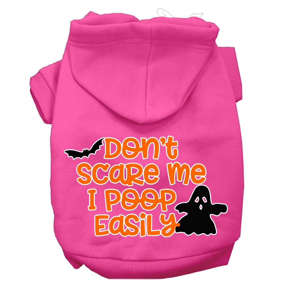 Halloween Pet Hoodie "Don't Scare Me, I Poop Easily"